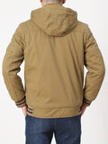 kkboxly  Men's Warm Fleece Cotton Hooded Jacket, Casual Warm Thick Coat For Fall Winter, Father's Gift