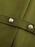 kkboxly  Men's Trendy Retro Solid Long Sleeve Coat Windbreaker Lapel Long Overcoat For Autumn Winter