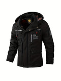 kkboxly Stay Stylish and Protected with this Men's Windbreaker Bomber Jacket - Perfect for Spring Outdoors!