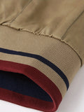 kkboxly  Men's Casual Reversible Zipper Pocket Jacket, Chic Comfy Cotton Stand Collar Jacket