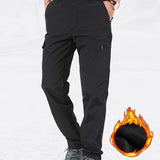 kkboxly  Fashionable Men's Solid Color Overalls, Waterproof, Quick Drying And Breathable Casual Trousers, Fashionable And Versatile