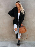 kkboxly  Hooded Teddy Coat, Casual Long Sleeve Winter Warm Outerwear, Women's Clothing