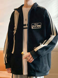 kkboxly  Men's Lightweight Jackets By Activity, Casual Street Style Stand Collar Jacket