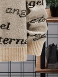 kkboxly  All Match Knitted Sweater, Angel & Eternal Print Men's Casual Warm Slightly Stretch Crew Neck Pullover Sweater For Fall Winter