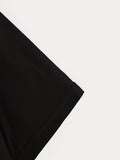 kkboxly Men's Halloween Horror Element Pattern Print Short Sleeve T-shirt, Summer Male Clothing Stylish Round Neck Tees