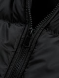 kkboxly  Men's Casual Warm Padded Jacket, Chic Stand Collar Warm Thick Coat For Fall Winter