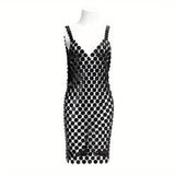 kkboxly  Sexy Sequins Vintage Beach Seaside Rave Vacation Body Chain Dress Body Accessories
