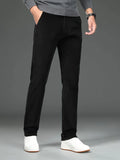 kkboxly  Men's Casual Corduroy Slim Fit Trousers For Fall Winter