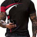 Men's Cycling Sports T-Shirt - Stylish Round Neck Design for Comfortable and Active Lifestyle