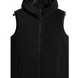kkboxly  Men's Warm Fleece Hooded Vest For Fall Winter Outdoor Activities