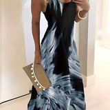 Kkboxly   Floral Print Spaghetti Dress, Casual Crew Neck Cami Dress For Summer, Women's Clothing