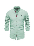 kkboxly  Men's Cotton Long Sleeve Shirts Men's Clothes