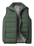 Winter Thick Vest For Men, Casual Black Warm Padded Sleeveless Jacket Best Sellers