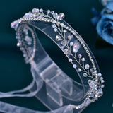 kkboxly  1PC Bridal Wedding Dress Rhinestone Belt Accessories Shiny Silvery Chain Belt