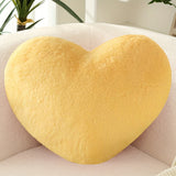 Charming Love Heart Throw Pillow - Cozy & Washable Home Decor Cushion, Perfect for All Seasons