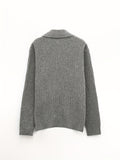 kkboxly  Men's Button Up Casual V Neck Cardigan, Knitted Sweater Jacket Coat For Men Winter Fall