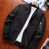kkboxly Men's Stand Collar Baseball Jacket: Stay Warm & Stylish This Fall/Winter!
