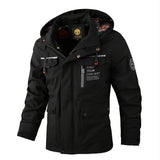 kkboxly  New Men's Fashion Casual Windbreaker Bomber Jacket Outdoor Sports Casual Jacket With Hood Best Sellers