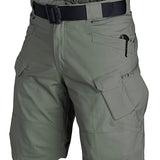 kkboxly  Men's Multi-Pocket Tactical Shorts  Multi-Purpose Cargo Shorts Outdoor Waterproof Hiking Track Shorts