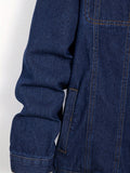 kkboxly  Flap Pocket Chic Denim Jacket, Men's Casual Street Style Lapel Jacket Coat