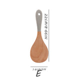 kkboxly 1pc German Beylum Cooking Kitchen Utensils, Natural Wooden Kitchen Tableware Tools, Cooking Shovel Spoon