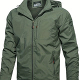 kkboxly  Classic Design Lightweight Jackets By Activity, Men's Casual Zip Up Jacket Coat For Spring Fall Outdoor Hiking Camping Cycling