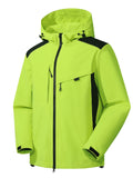 kkboxly  Lightweight Hooded Windbreaker Jacket, Men's Casual Zip Up Jacket Coat For Outdoor Hiking Camping Cycling