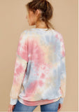 2025 spring and summer  new home casual wear long-sleeved sweater summer  printing long-sleeved home leisure