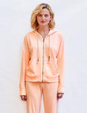 2025 spring and summer  new loungewear casual two-piece set women's summer  long-sleeved hoodie trousers set