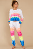 2025 spring and summer  new loungewear casual two-piece set women's summer  long-sleeved sweater trousers set