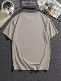 kkboxly  Plus Size Men's Casual Graphic Tees For Summer, Trendy Pattern Print Oversized T-shirts, Chic Outfit Men's Clothings