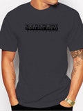 kkboxly  Plus Size Men's Casual Graphic Tees For Summer, Trendy Pattern Print Oversized T-shirts, Chic Outfit Men's Clothings
