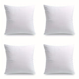 Hypoallergenic 100% Virgin Fiber Pillow Inserts, Square Form Microfiber Throw Pillow Inserts, Couch Sofa Pillows For Office