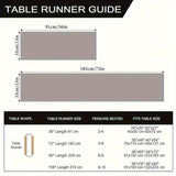 Vibrant Festive Christmas Table Runner - 36"x20"-108"x30" Size, Machine-Made Polyester, Suitable for 2-10 Persons, Holiday Party Essential, 'Jesus is the Reason for the Season' Design, Easy Care, Stain-Resistant, Perfect for Family Gatherings and Celebrat