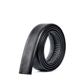 Factory direct sales 2020 new headless belt leather does not take the lead and automatically buckles the first layer of cowhide belt body