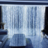 kkboxly Versatile USB-Powered LED Curtain Lights - Remote Controlled, 8 Modes for Christmas, Halloween, Valentine's Day & More - Perfect for Indoor Decor