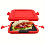 kkboxly Universal Microwave Crisper Pan - Aluminum Non-Stick Toaster Oven Cookware for Crispy Results - Versatile Sandwich and Snack Maker