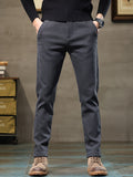 kkboxly kkboxly Men's Semi-formal Skinny Pants For Fall Winter Business