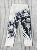 kkboxly kkboxly  Men's Drawstring Wide Leg Pants Beach Pant Trendy Pattern Casual Baggy Pants Yoga Trousers Streetwear Hiphop Rapper Style