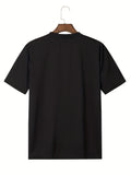 2025 kkboxly  Big and Tall Men's 'I HAVE SELECTIVE HEARING' Print T-Shirt - Oversized Casual Crewneck Tee for Summer Comfort
