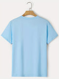 kkboxly Men's Casual Trendy California Graphic Print Comfortable Crew Neck Short Sleeve T-shirts, Summer Top Tees
