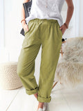 kkboxly  High Waist Straight Leg Pants, Casual Every Day Pants, Women's Clothing