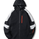 kkboxly  Men's Waterproof Sports Jacket Lightweight Hooded Raincoat For Hiking Travel Outdoor