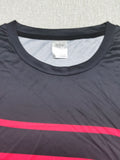 kkboxly  Men's Geometric Striped Novelty T-Shirt - Casual Summer Tee with Classic Pattern