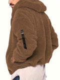 kkboxly  Men's Warm Polar Fleece Jacket Coat For Fall Winter
