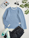 kkboxly  Men's Thermal Casual Knitted Pullover Sweater