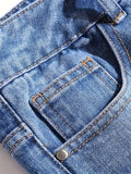 kkboxly  Classic Design Denim Shorts, Men's Casual Street Style Slightly Stretch Denim Shorts For Summer