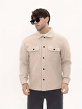 kkboxly  Solid Color Jackets For Men Dual Pockets Snap Button Up Lapel Stylish Coat Jackets For Men
