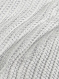 kkboxly  Men's Solid Open Knit Top