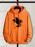 kkboxly  Cool Anime Boy Print Hoodie - Men's Casual Pullover Hooded Sweatshirt for Spring/Fall - Perfect Gift Idea